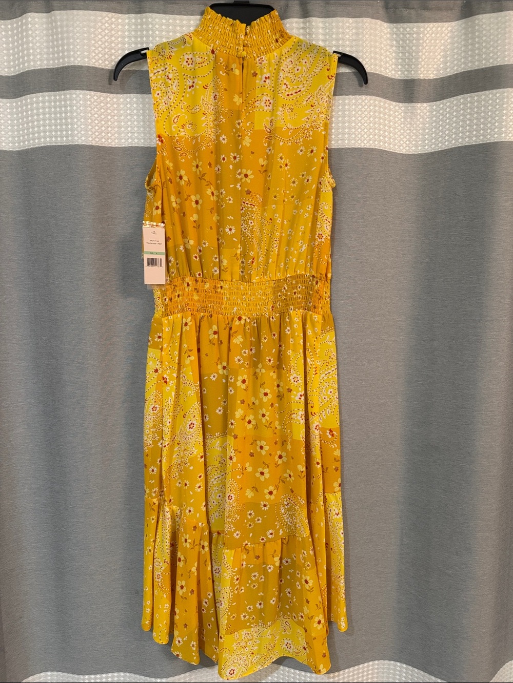 Nanette Lepore Yellow Floral Midi Dress - Picture 4 of 5